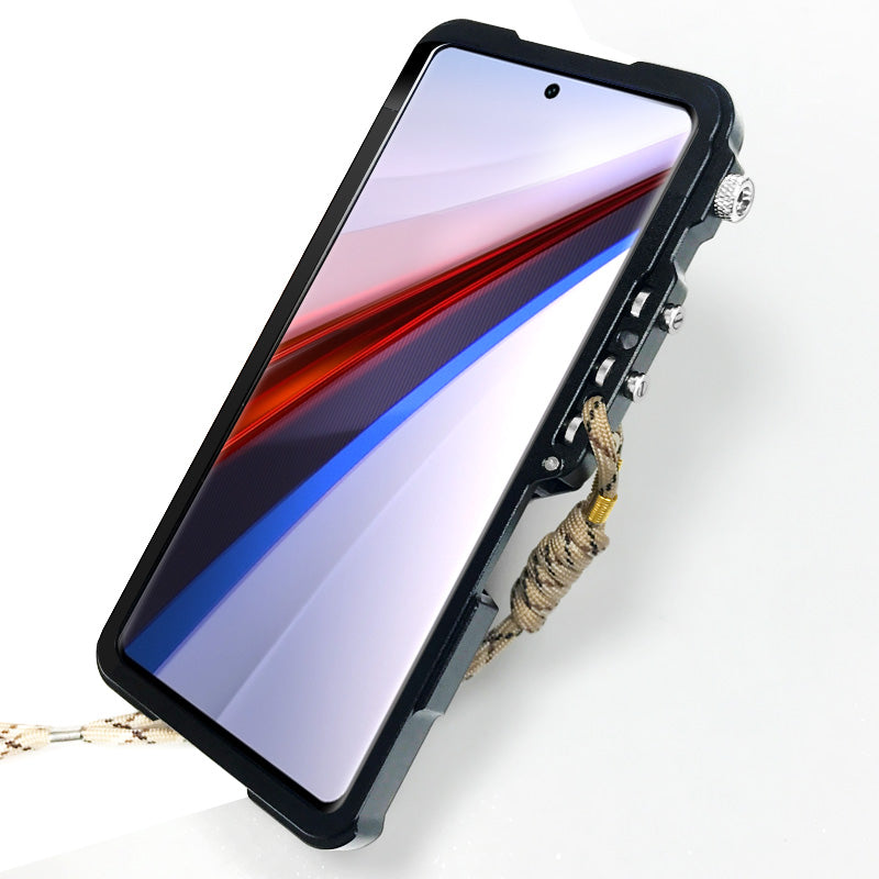 For Honor X8a 4G Case Aluminium Alloy Shockproof Phone Cover Mechanical Arm For Honor X8a 4G Case Aluminium Alloy Shockproof Phone Cover Mechanical Arm